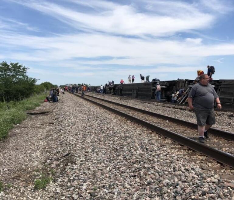 ABDde tren faciası Çok sayıda ölü ve yaralı var